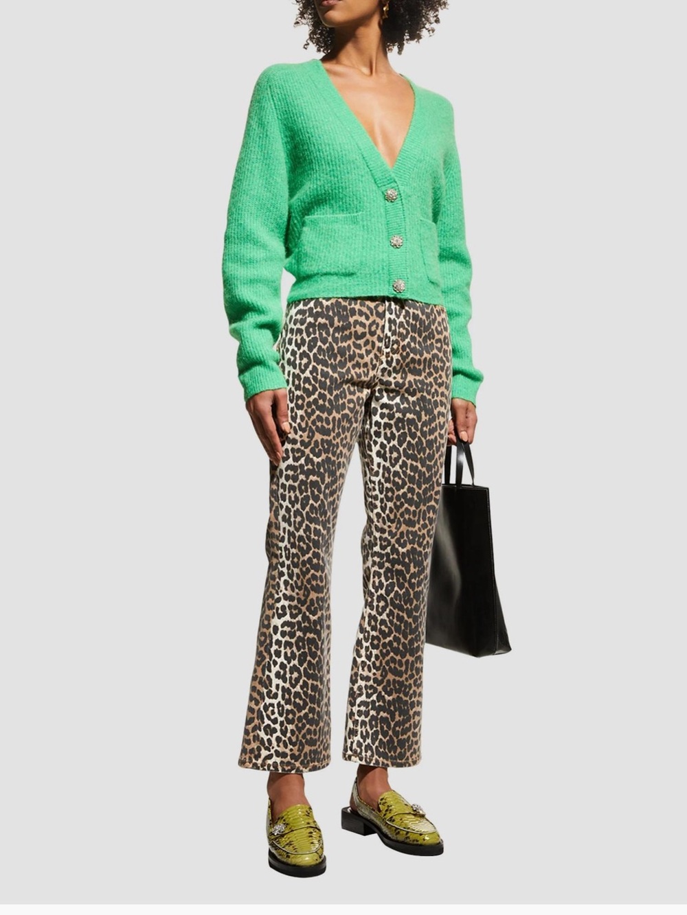 Ganni betzy animal
Print jeans